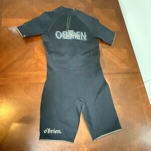 O'Brien Mens L Shorty Wetsuit Neoprene Black Surf‎ Diving Swim Suit Thailand